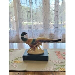 Vintage Pheasant, Royal Copley, 1950's Figurine, Ring-Necked